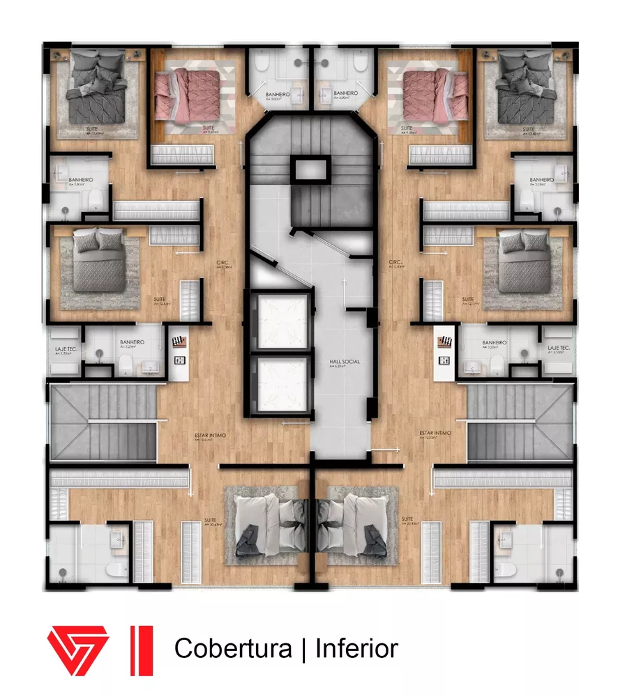 Apartamento, 4 quartos, 212 m² - Foto 5