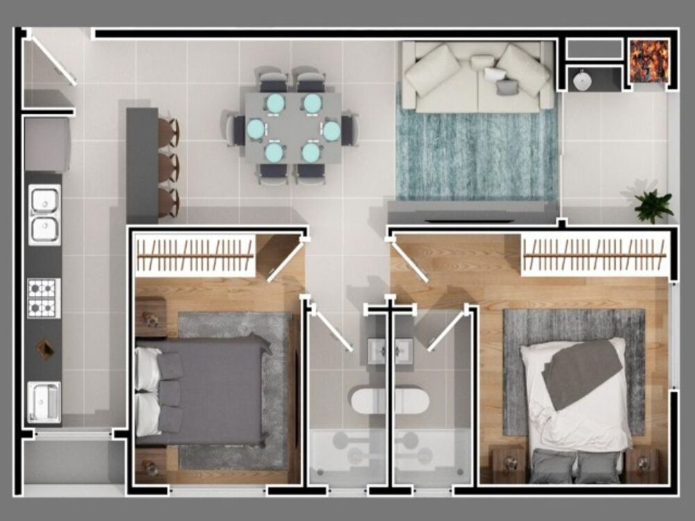 Apartamento, 2 quartos, 64 m² - Foto 7