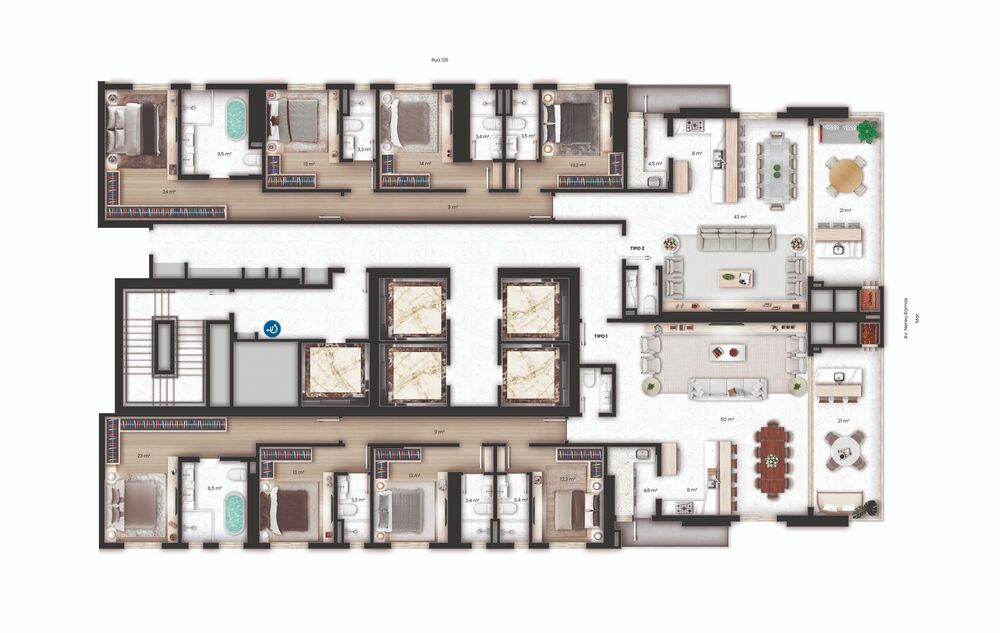 Apartamento, 4 quartos, 208 m² - Foto 12