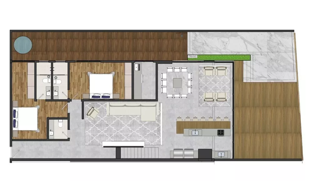 Apartamento, 4 quartos, 345 m² - Foto 2