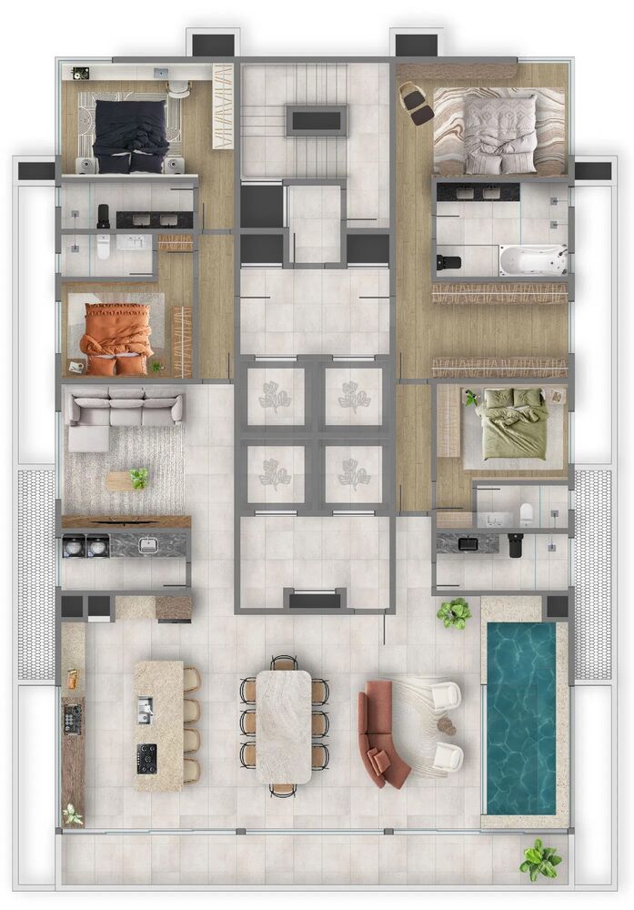 Apartamento, 4 quartos, 264 m² - Foto 2