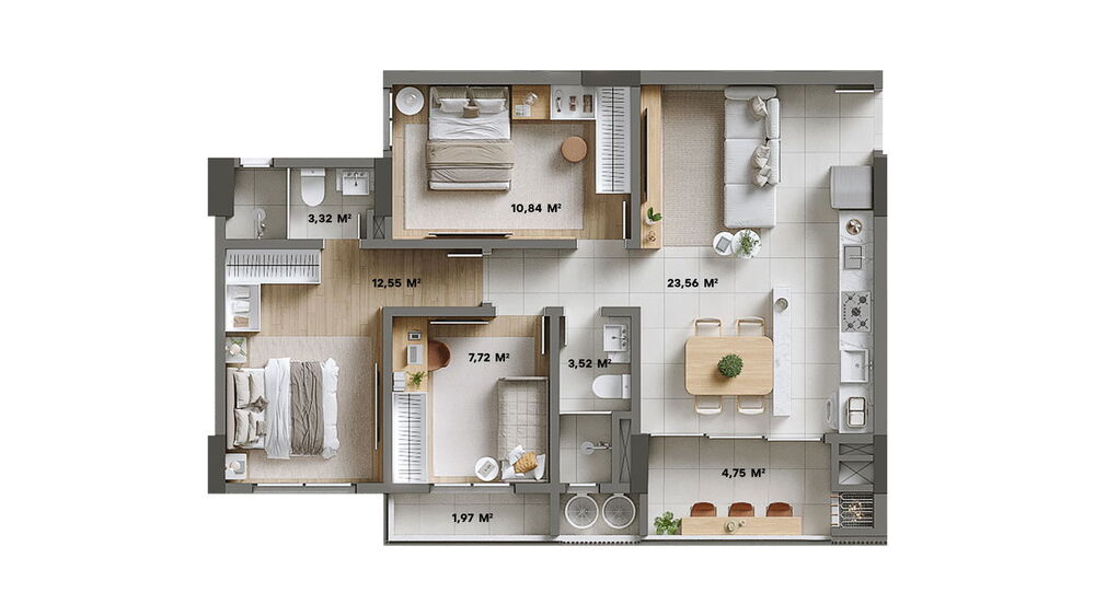 Apartamento, 2 quartos, 69 m² - Foto 10