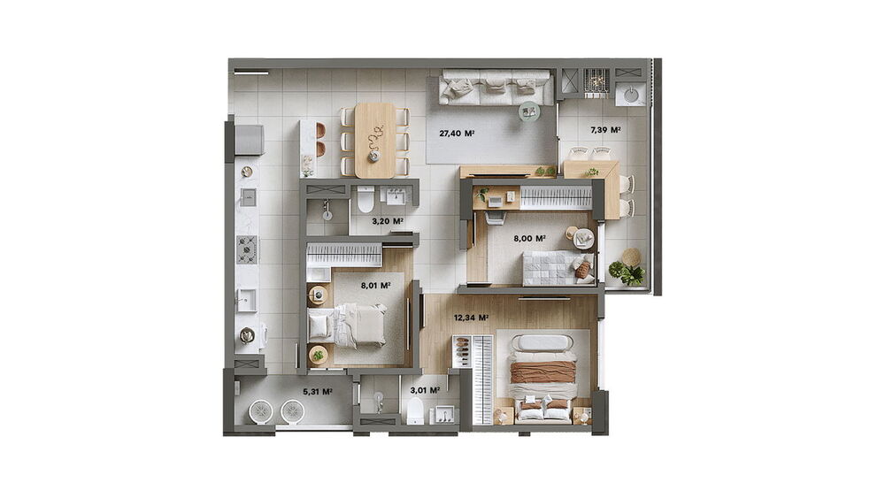 Apartamento, 2 quartos, 69 m² - Foto 17