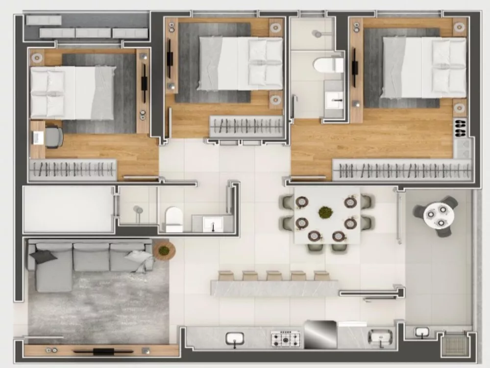 Apartamento, 2 quartos, 72 m² - Foto 8