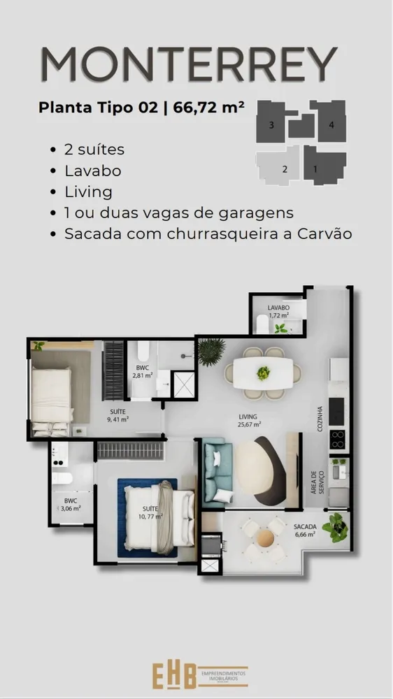 Sala-Conjunto, 80 m² - Foto 6