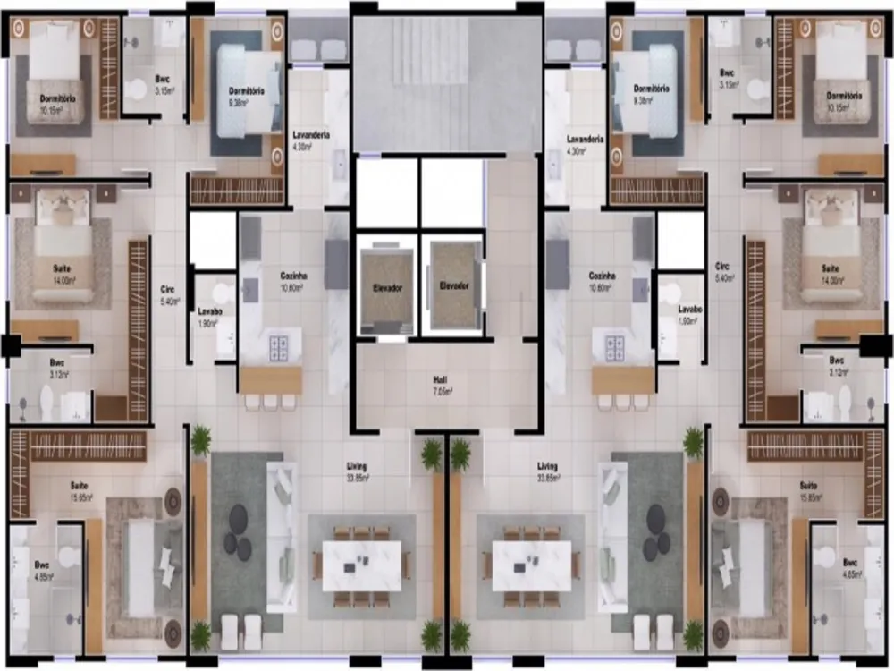 Apartamento, 4 quartos, 270 m² - Foto 4