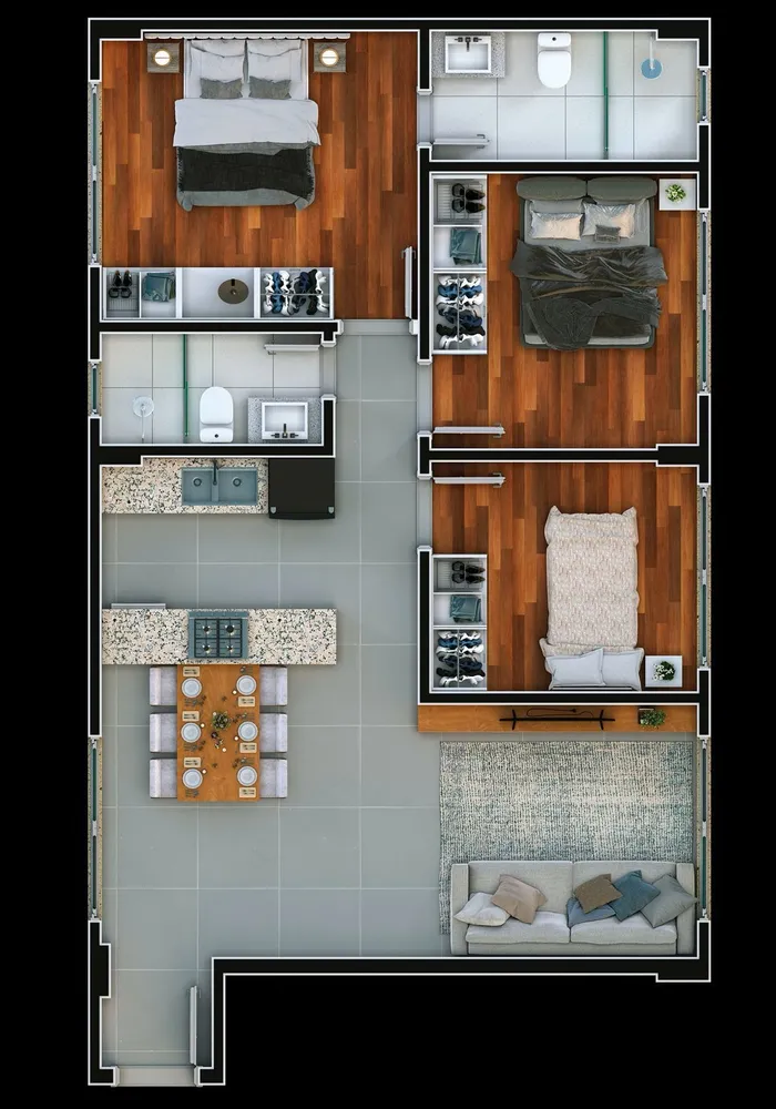 Apartamento, 2 quartos, 52 m² - Foto 12