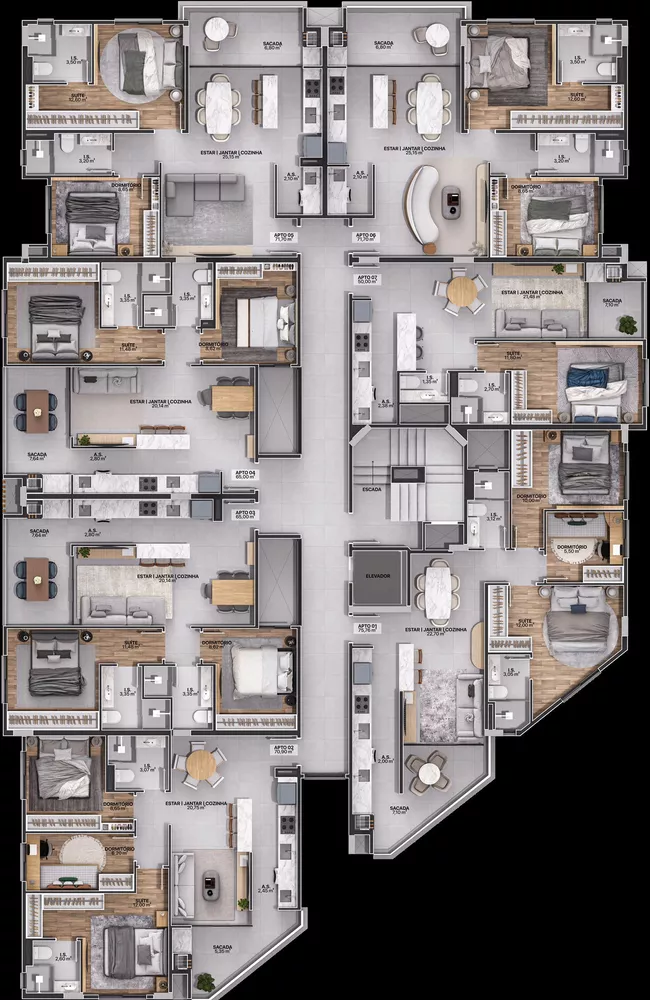 Apartamento, 2 quartos, 65 m² - Foto 4