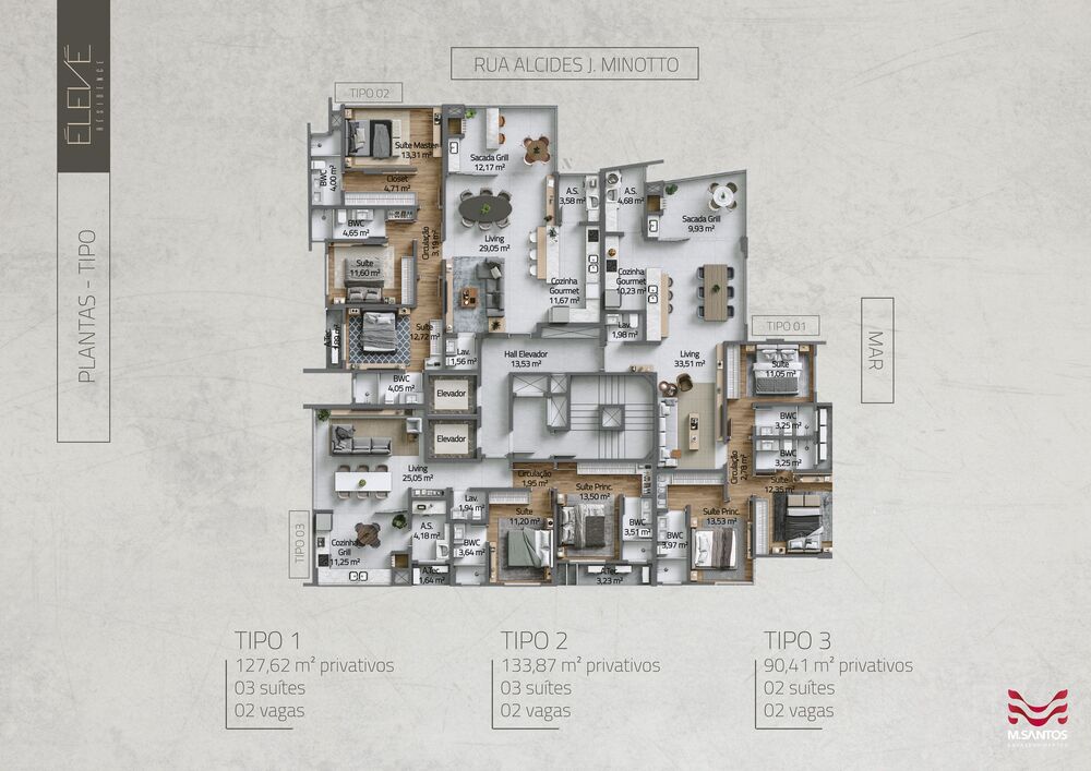 Apartamento, 2 quartos, 94 m² - Foto 3