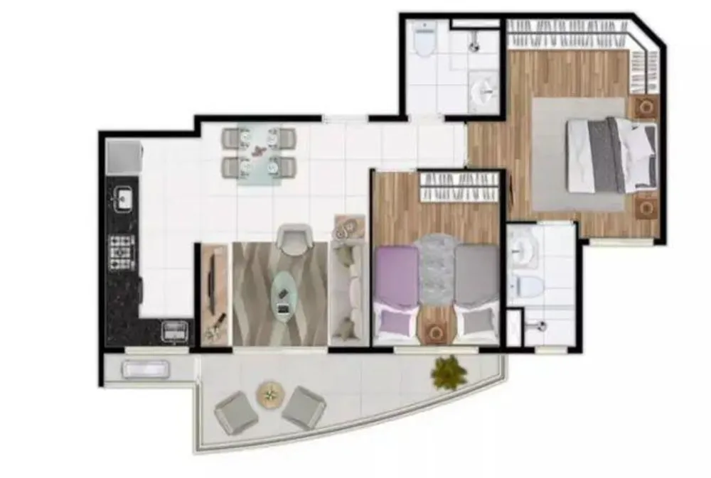 Apartamento, 2 quartos, 65 m² - Foto 10