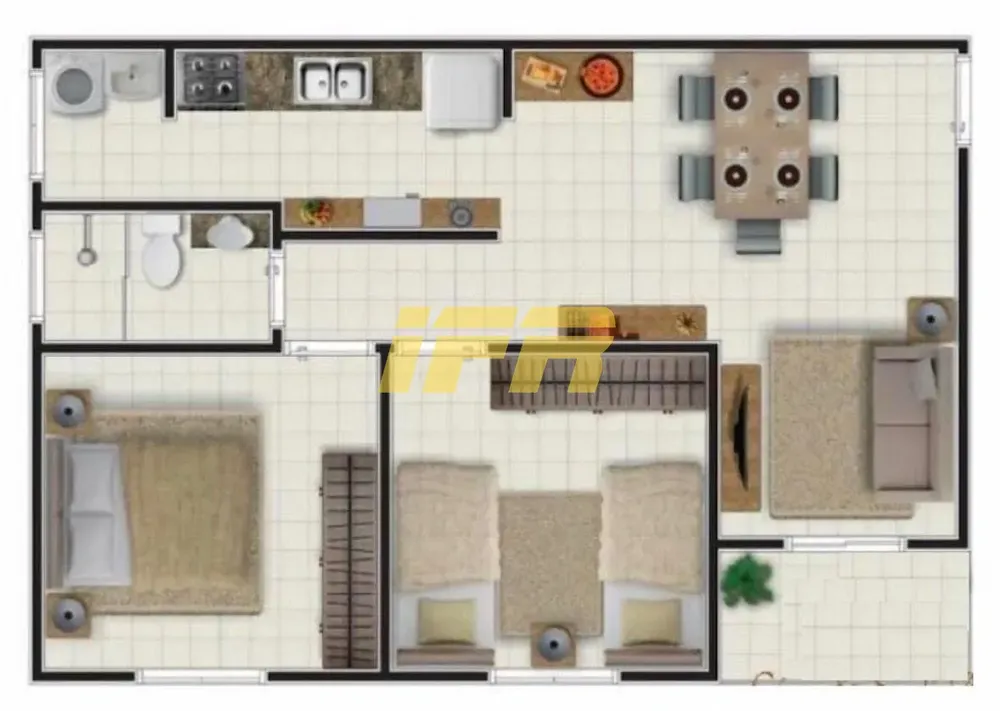 Apartamento, 2 quartos, 64 m² - Foto 8