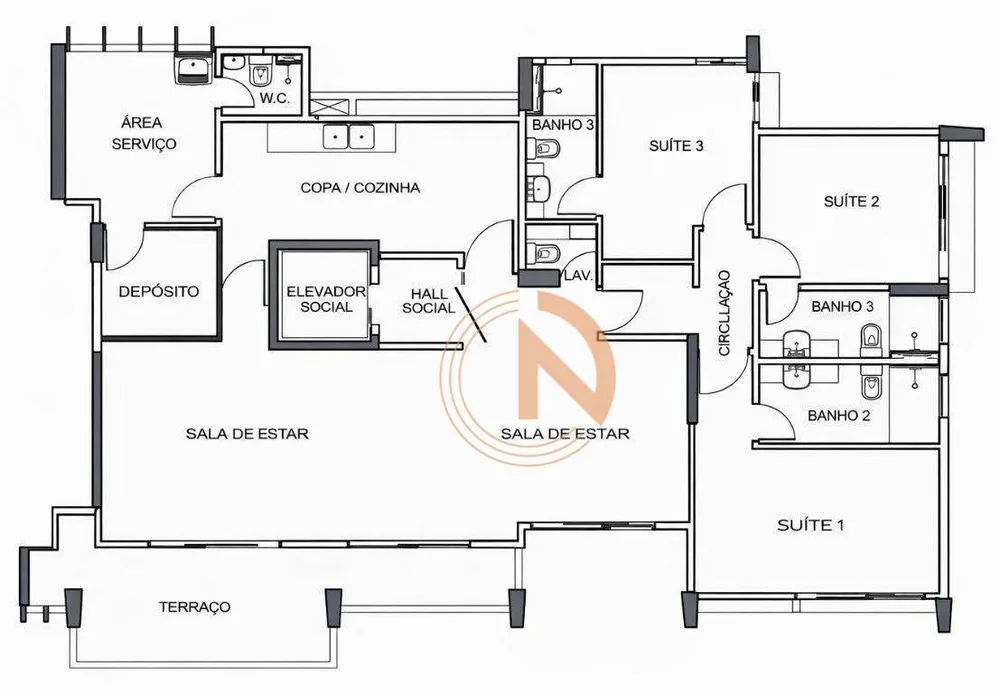 Apartamento, 3 quartos, 147 m² - Foto 16