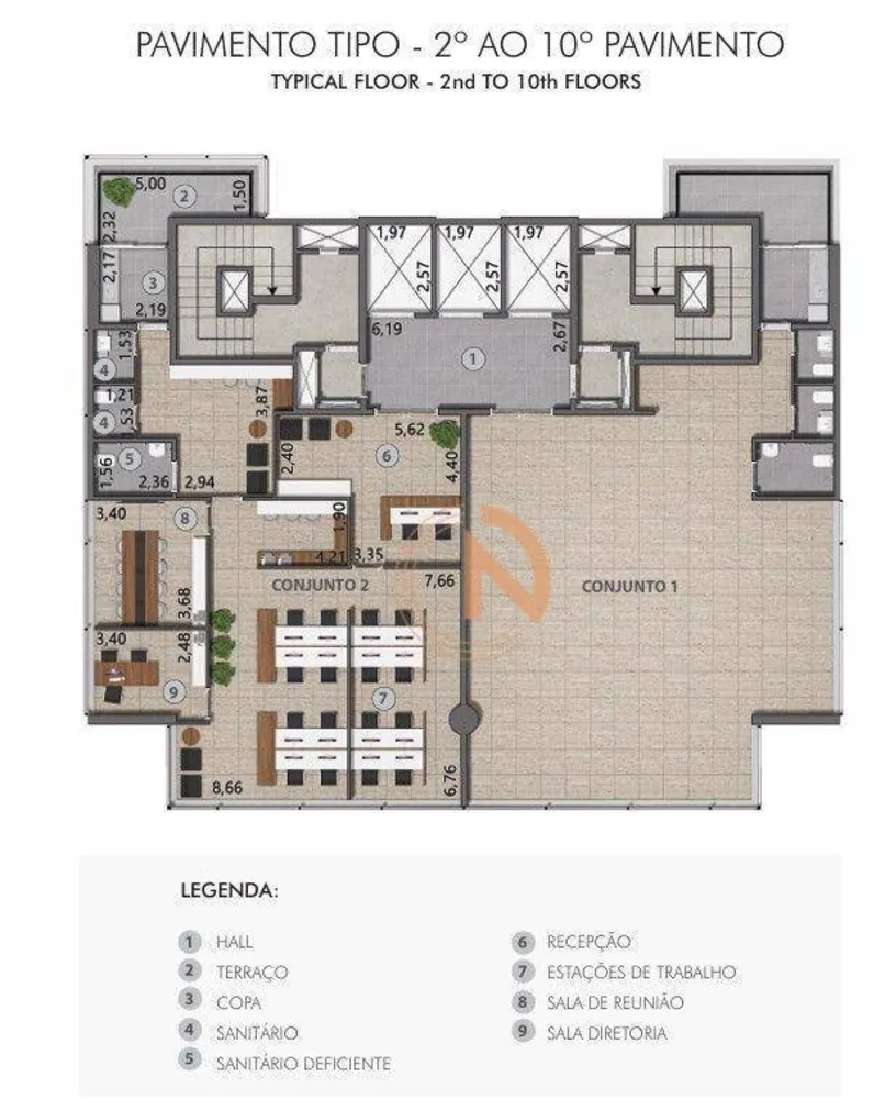 Sala-Conjunto, 666 m² - Foto 3