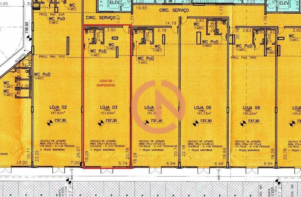 Loja-Salão, 172 m² - Foto 2
