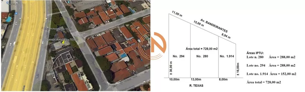 Terreno para alugar, 288m² - Foto 1