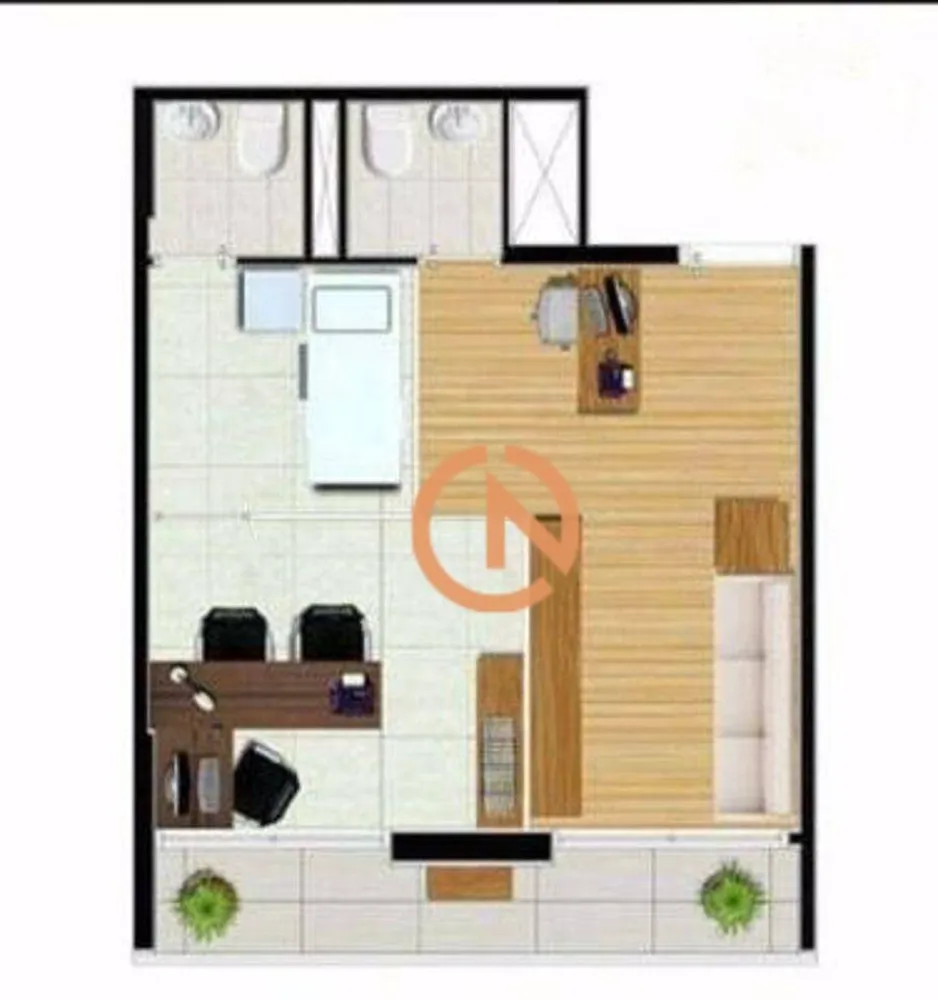 Sala-Conjunto, 40 m² - Foto 5