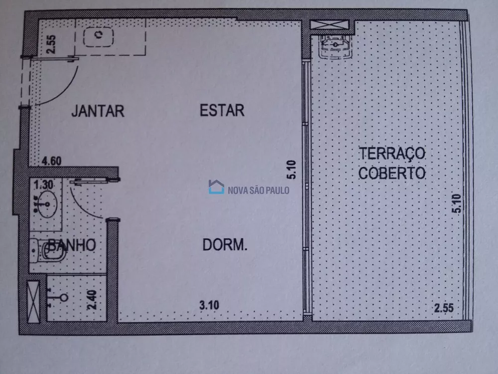 Apartamento para alugar com 1 quarto, 40m² - Foto 9