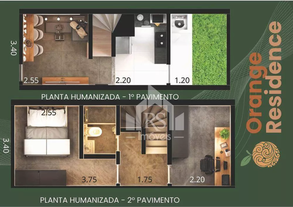 Casa de Condomínio, 2 quartos - Foto 4