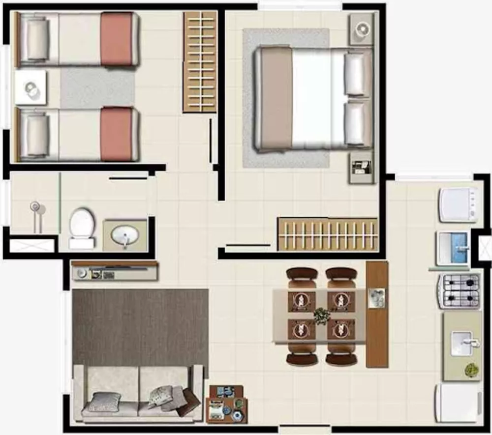 Apartamento, 2 quartos, 340 m² - Foto 6