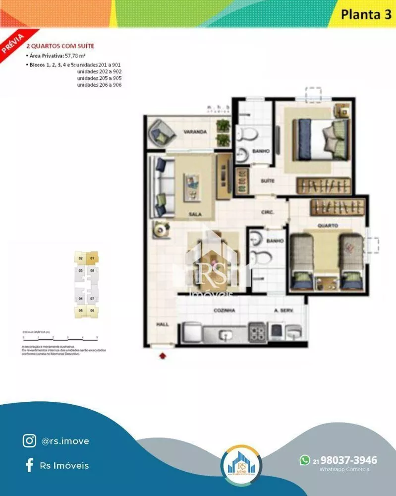 Apartamento, 3 quartos, 70 m² - Foto 26