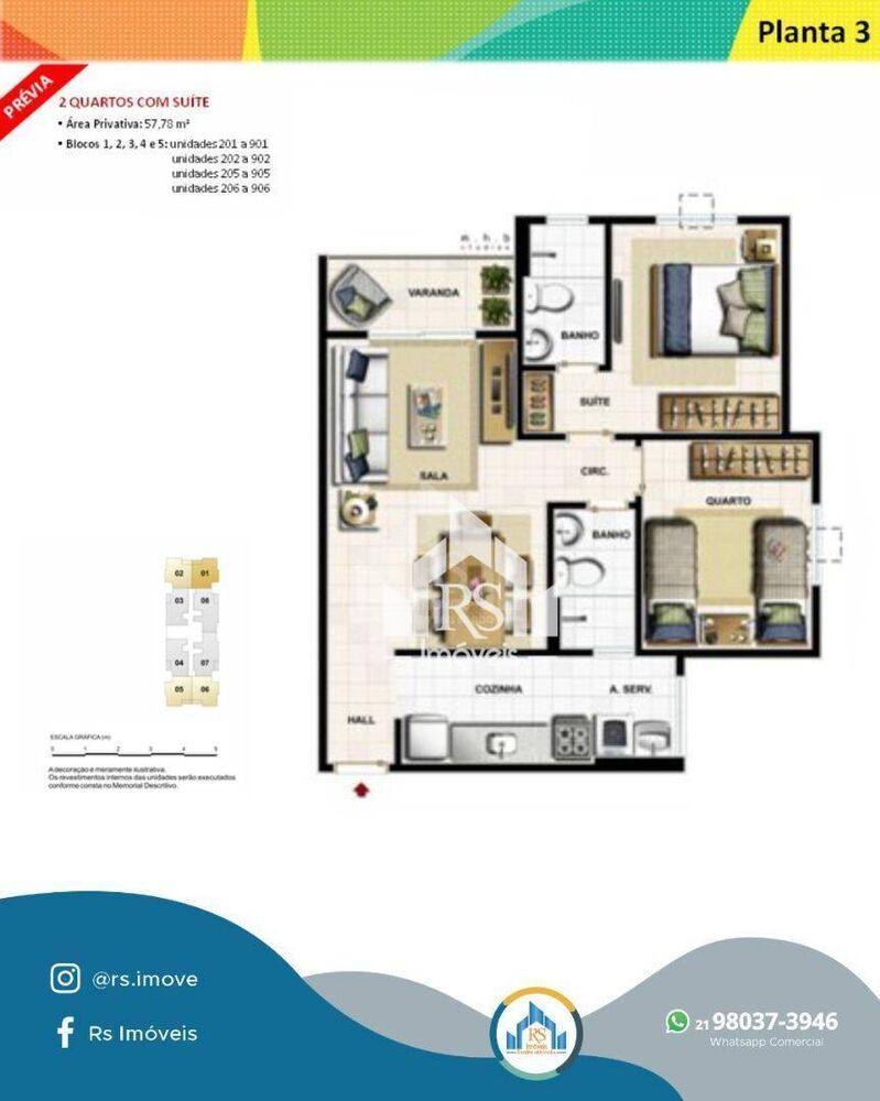 Apartamento, 2 quartos, 56 m² - Foto 25