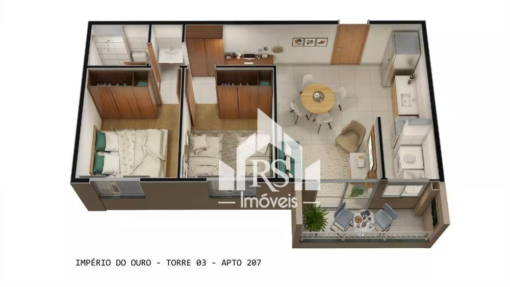 Apartamento, 2 quartos, 43 m² - Foto 12
