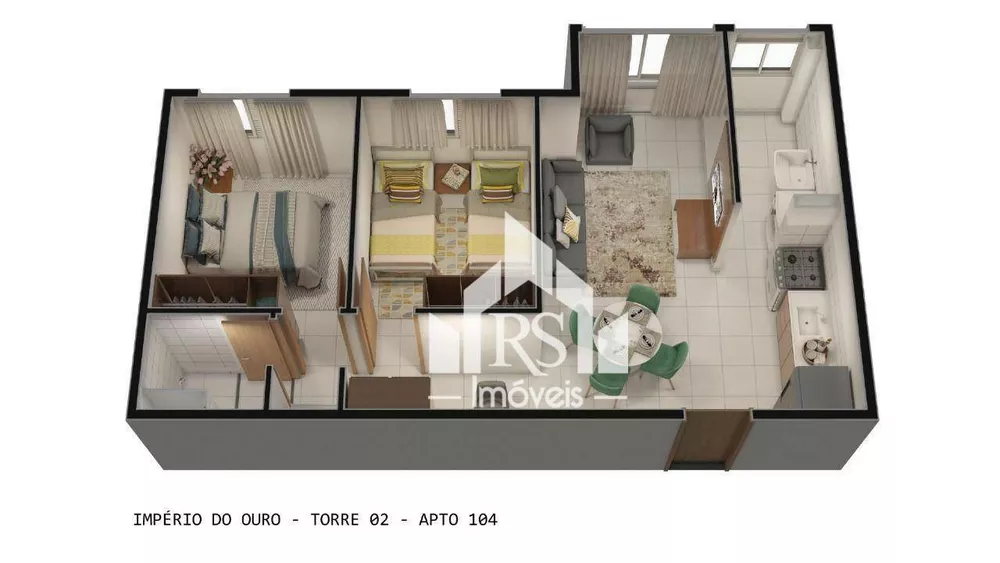 Apartamento, 2 quartos, 43 m² - Foto 35