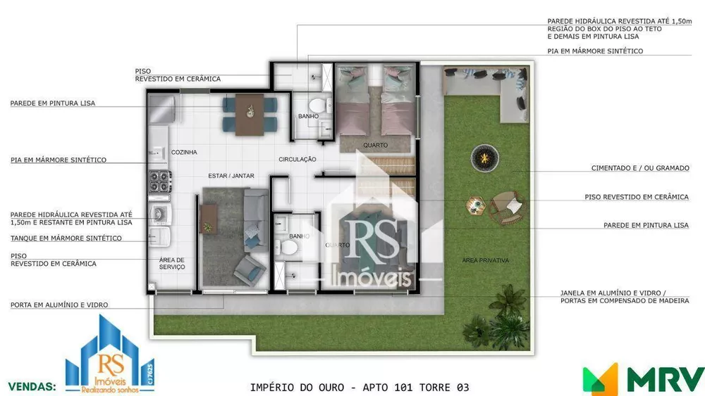 Apartamento, 2 quartos, 43 m² - Foto 41