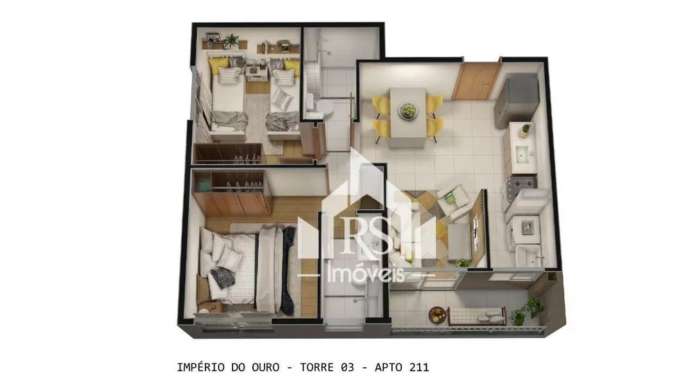 Apartamento, 2 quartos, 43 m² - Foto 5