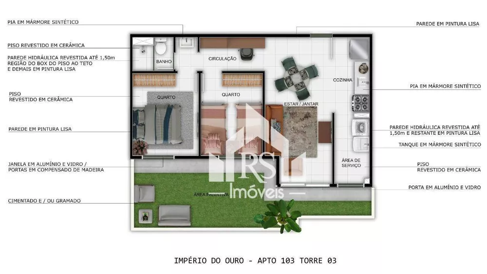 Apartamento, 2 quartos, 43 m² - Foto 39