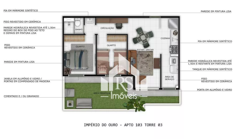 Apartamento, 2 quartos, 43 m² - Foto 23