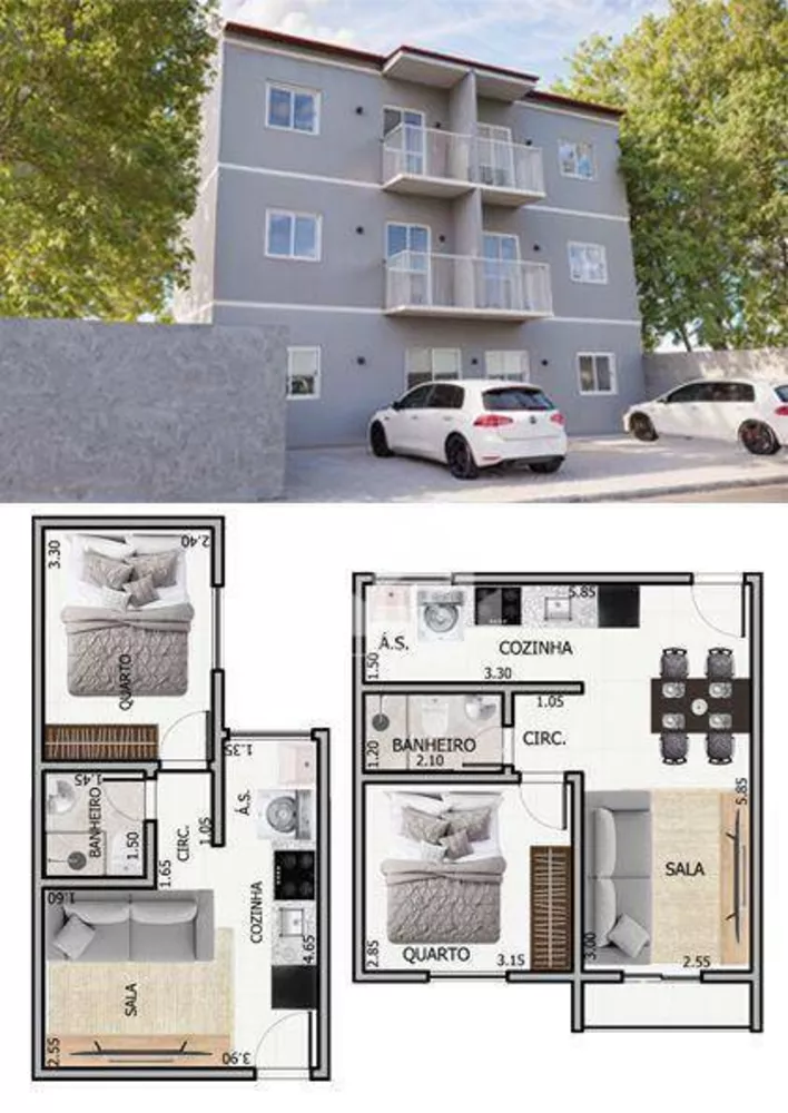 Apartamento, 1 quarto, 33 m² - Foto 8