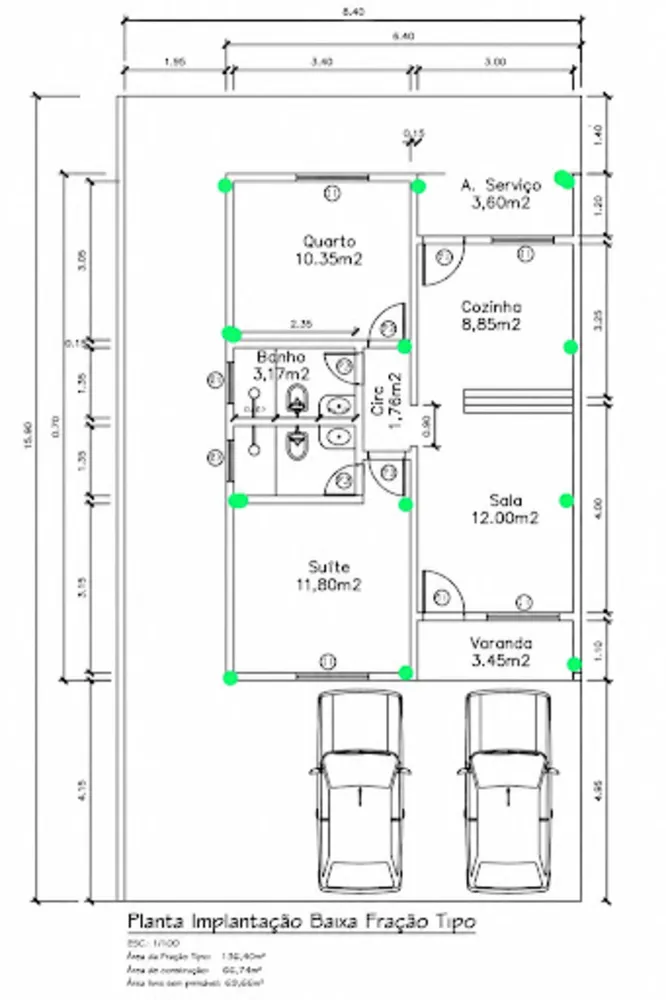 Casa, 2 quartos, 69 m² - Foto 12