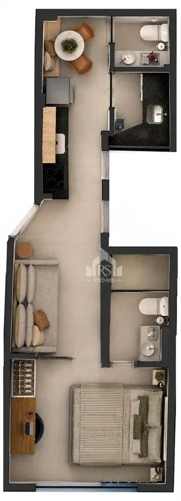 Apartamento, 1 quarto, 35 m² - Foto 10