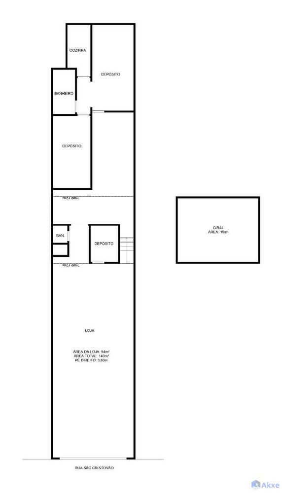 Loja-Salão, 140 m² - Foto 6