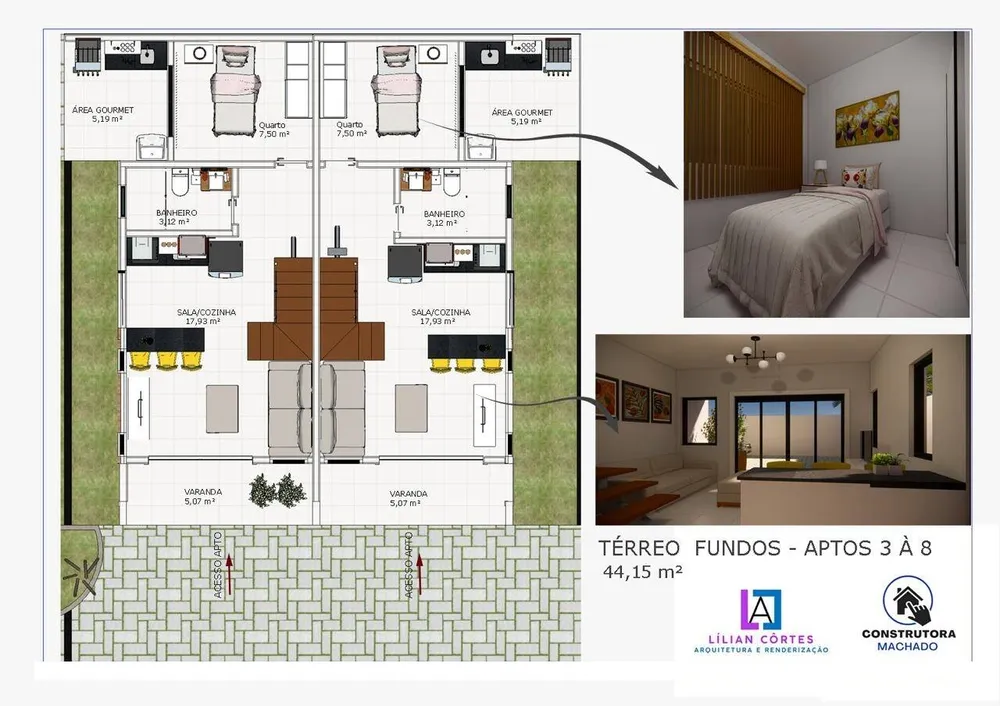 Casa, 3 quartos - Foto 2