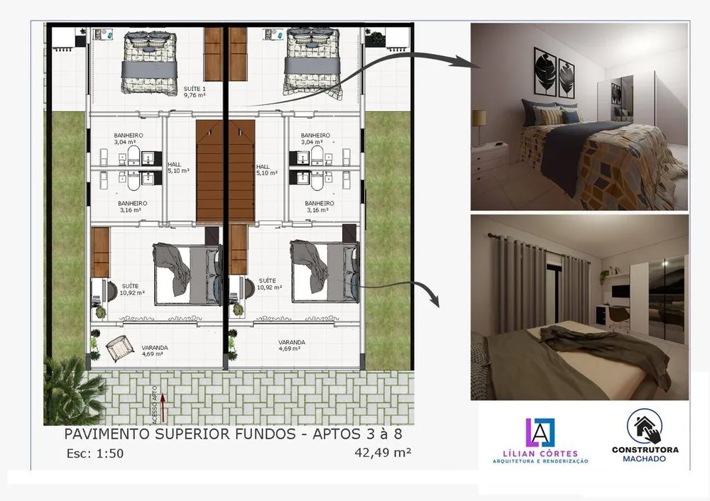 Casa, 3 quartos - Foto 1