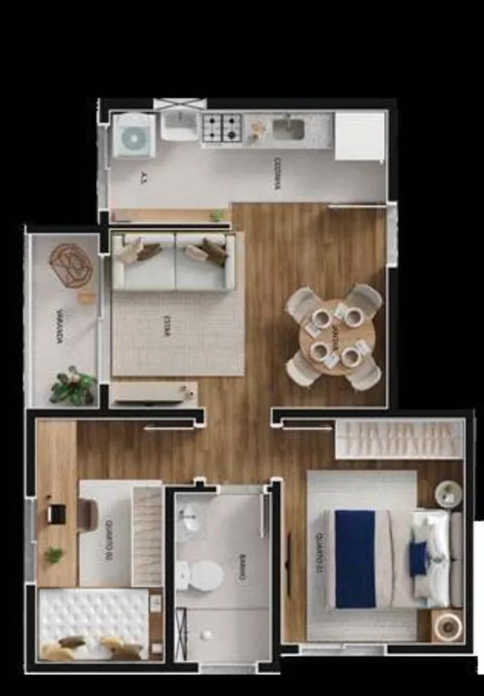Apartamento, 2 quartos, 439300 m² - Foto 22