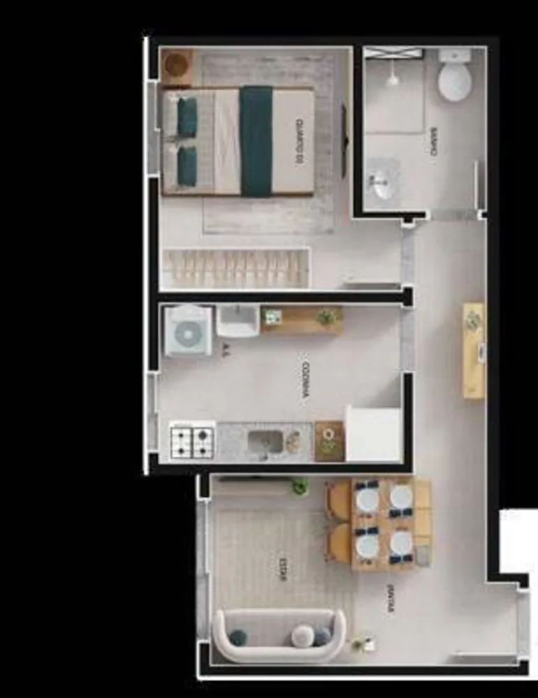 Apartamento, 2 quartos, 439300 m² - Foto 34