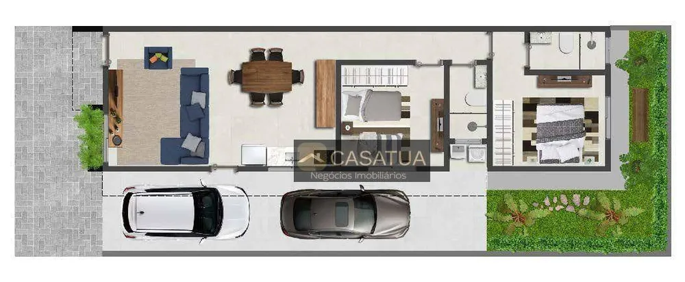 Casa, 2 quartos, 65 m² - Foto 1