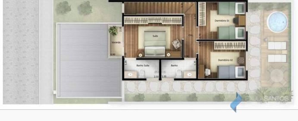 Casa de Condomínio, 3 quartos - Foto 12