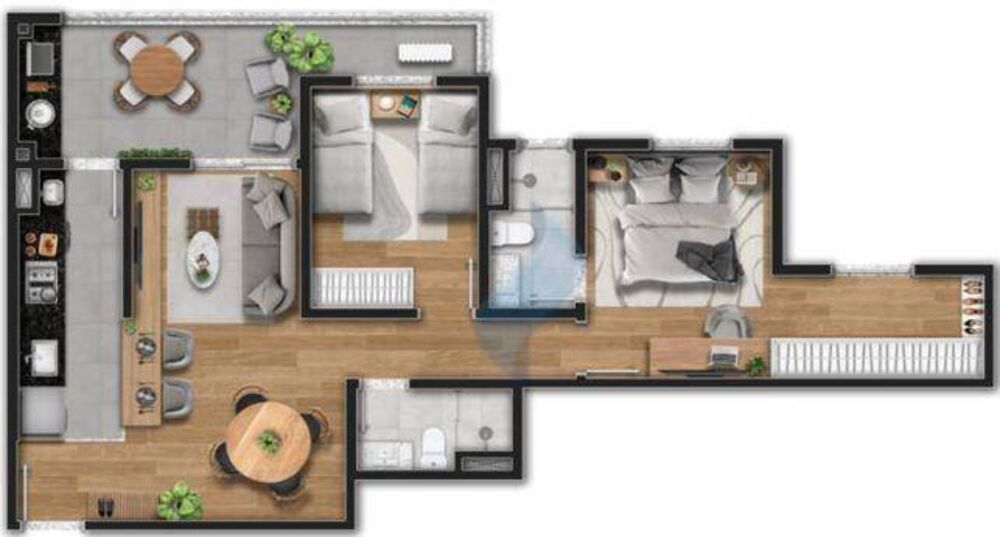 Apartamento, 2 quartos, 73 m² - Foto 5