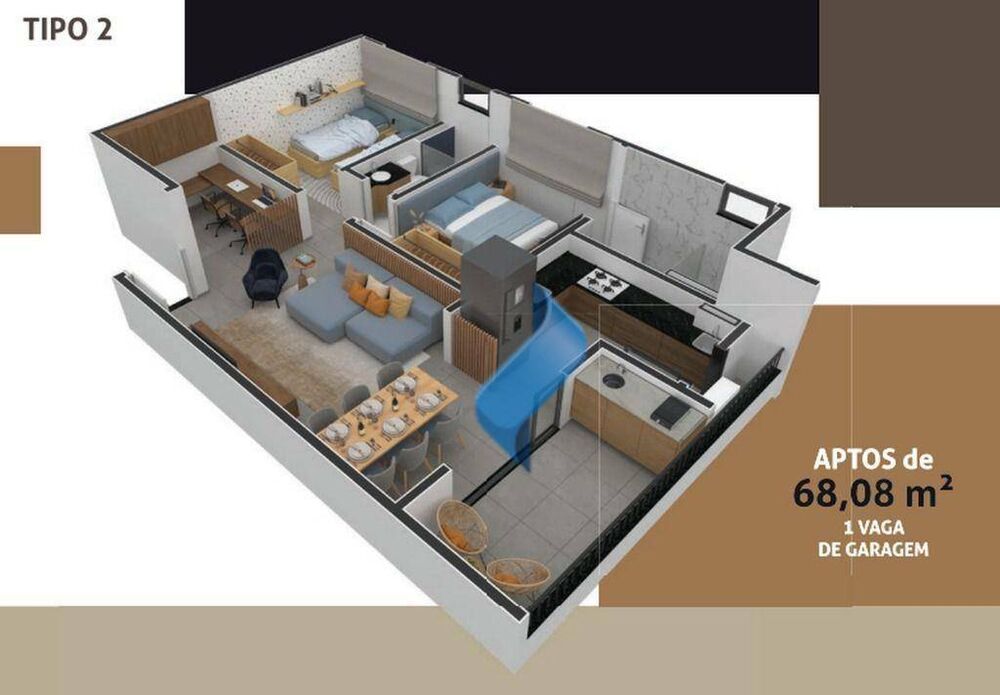 Apartamento, 2 quartos, 57 m² - Foto 17