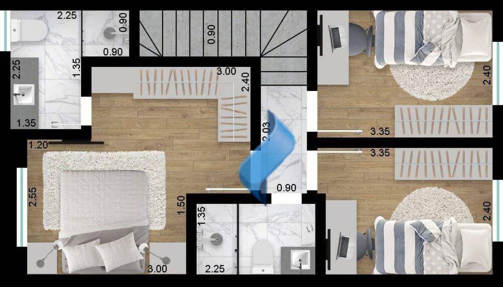 Casa de Condomínio, 3 quartos - Foto 6