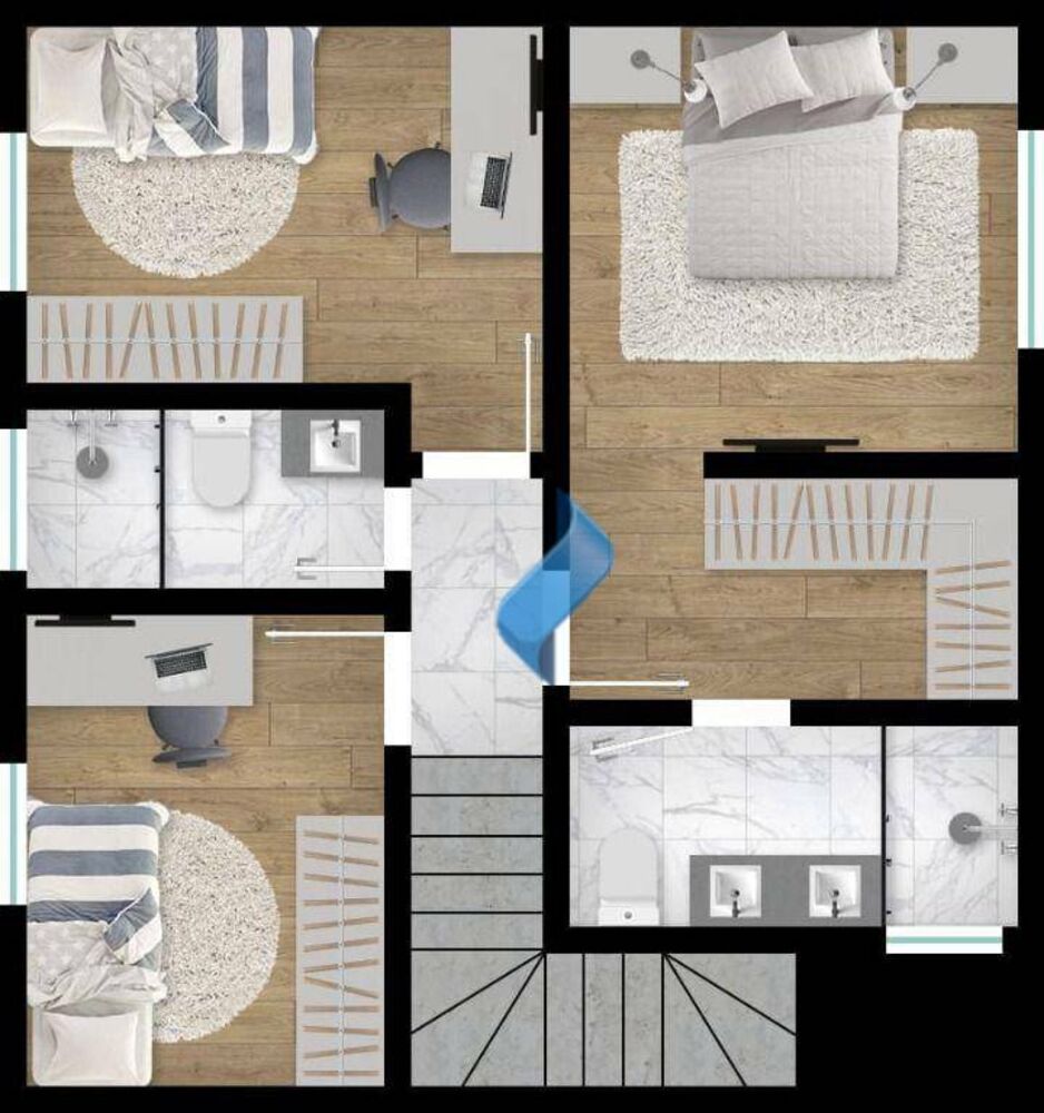 Casa de Condomínio, 3 quartos - Foto 3