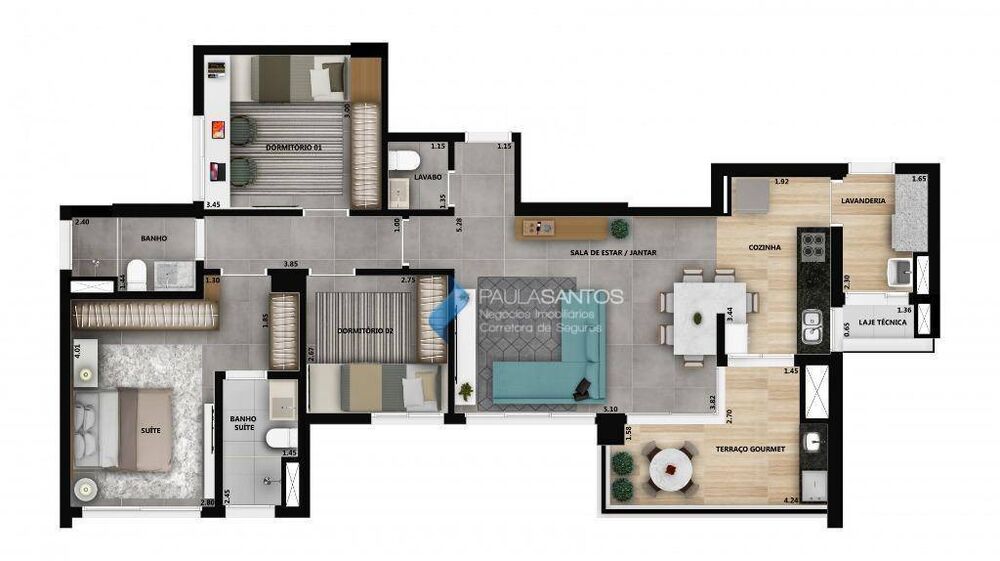 Apartamento, 3 quartos, 215 m² - Foto 21
