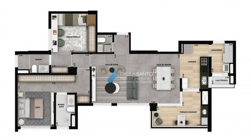Apartamento, 3 quartos, 215 m² - Foto 4