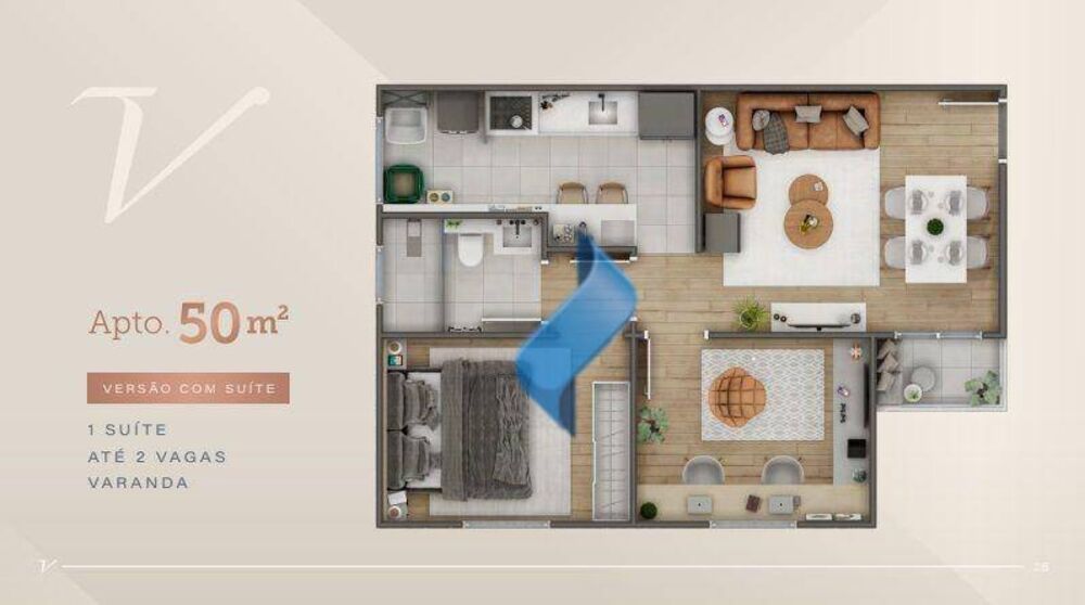 Apartamento, 2 quartos, 49 m² - Foto 6