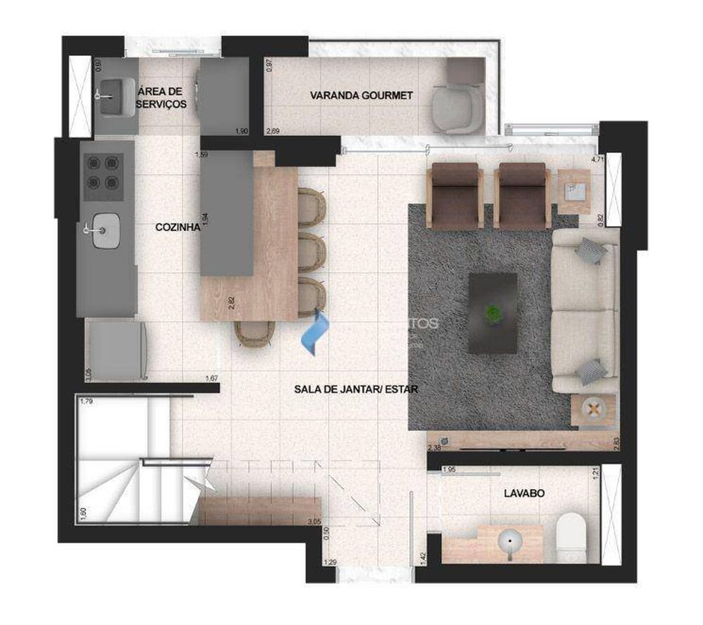 Apartamento, 2 quartos, 82 m² - Foto 10