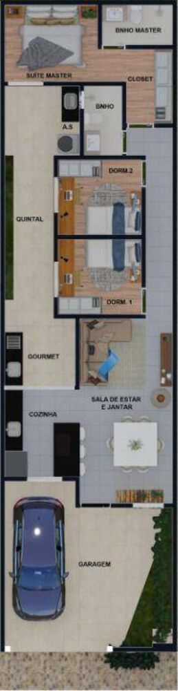 Casa, 3 quartos, 89 m² - Foto 5